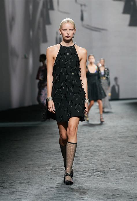 chanel black dresses 2018|chanel outlet dresses.